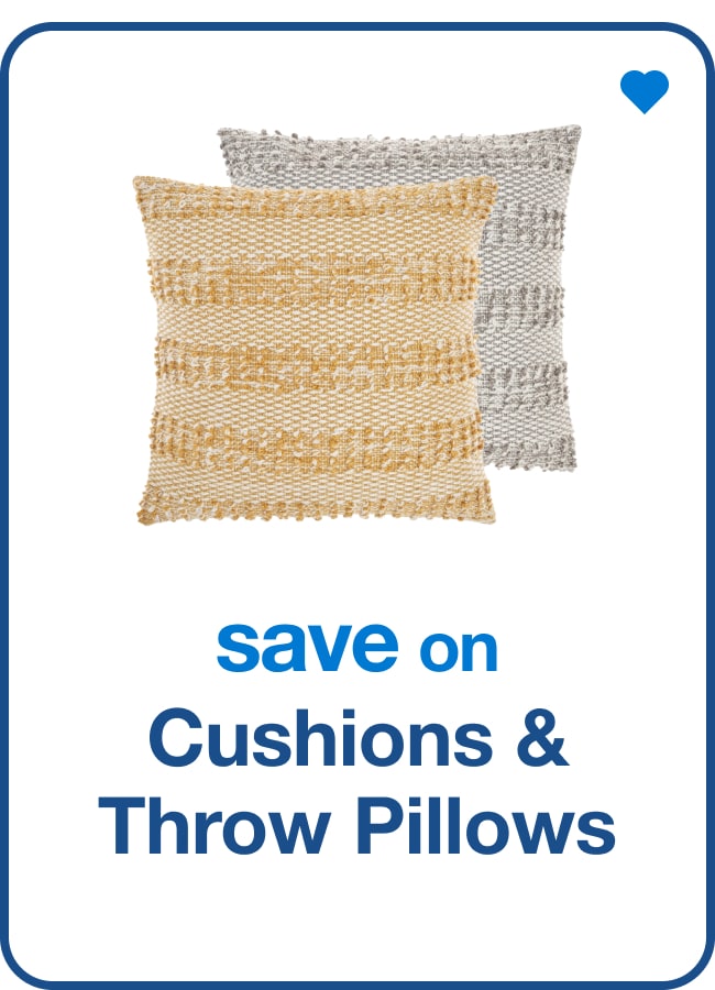 Outdoor Cushions & Throw Pillows