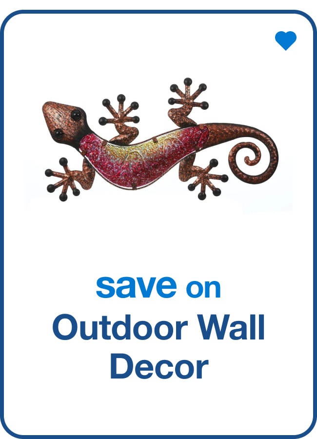 Outdoor Wall Decor