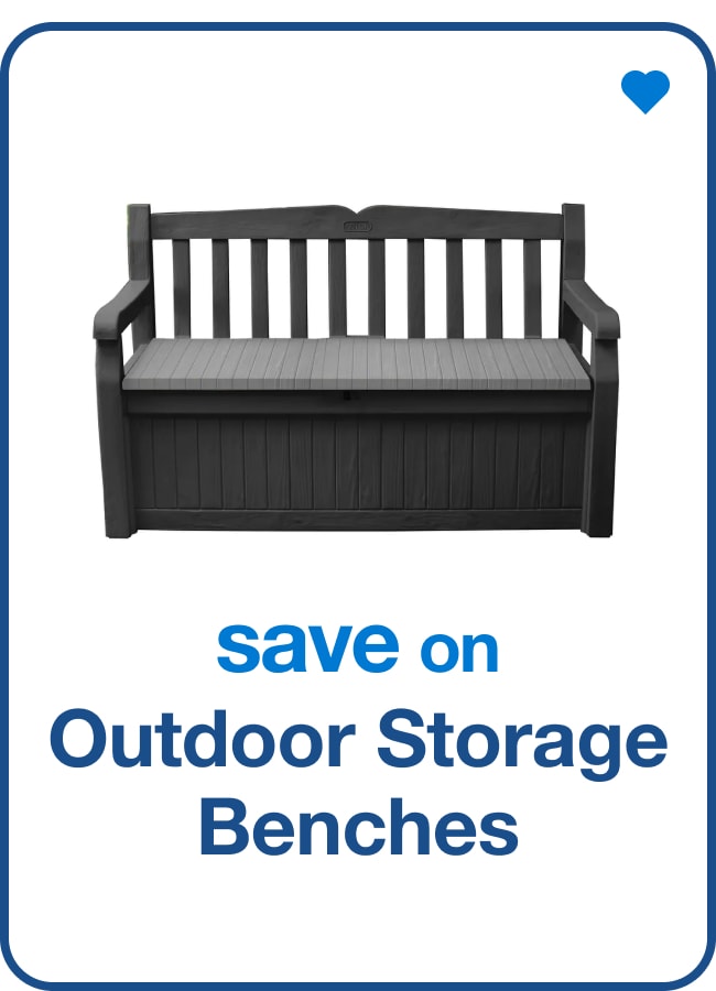Outdoor Storage Benches — Shop Now