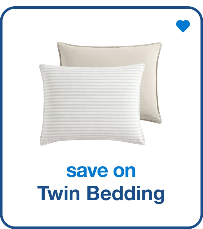 save on twin bedding