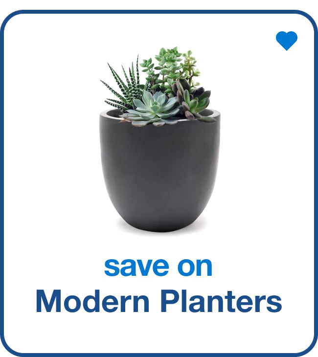 Save on Modern Planters