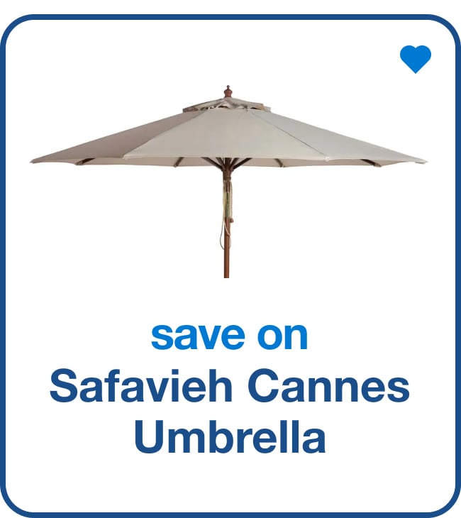 Save on Safavieh Cannes Umbrella