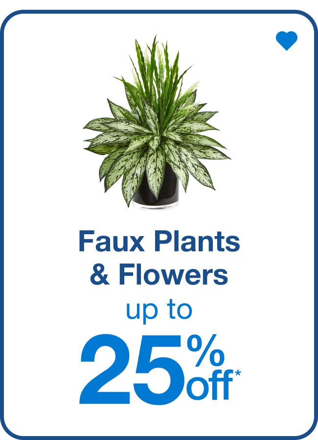 Faux Plants & Flowers — Shop Now