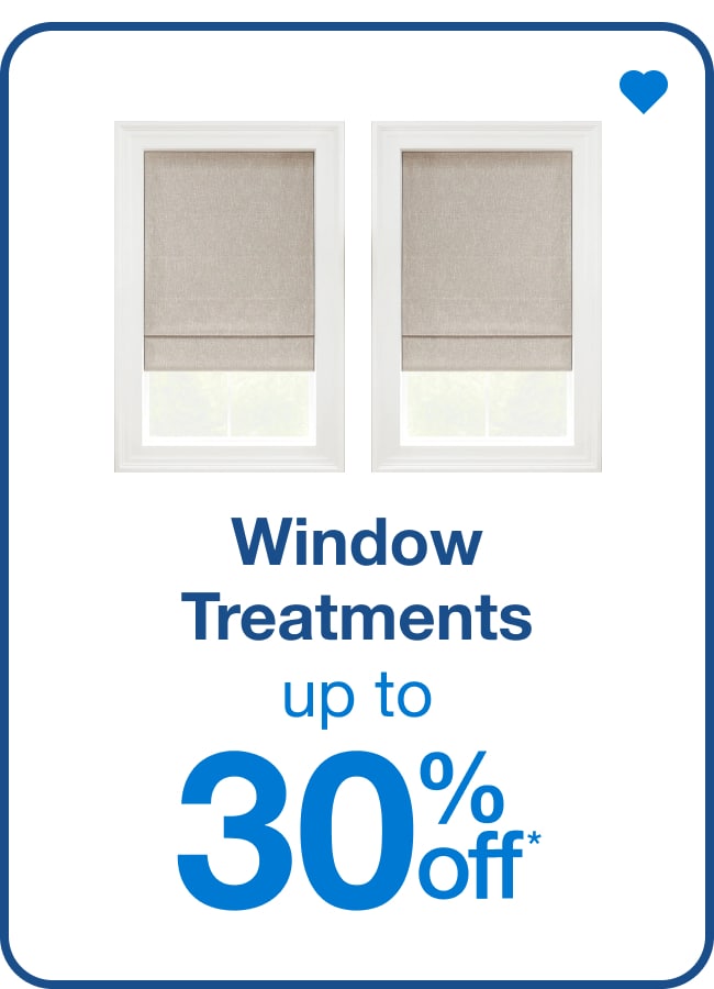 Window Treatments — Shop Now