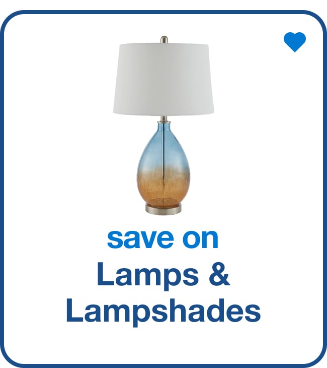 Save on Lamps & Lampshades