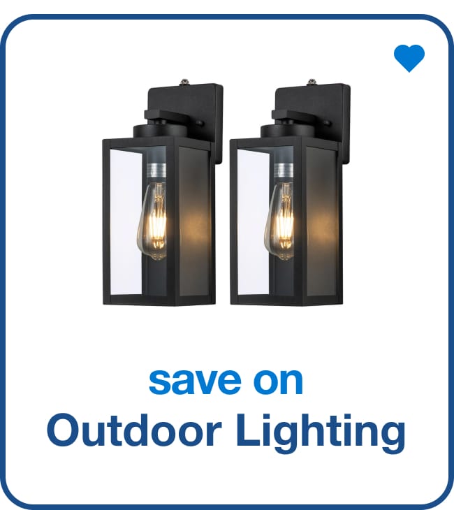 Save on Ourdoor Lighting