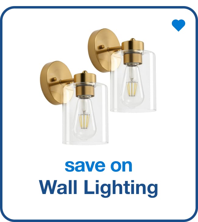 Save on Wall Lighting