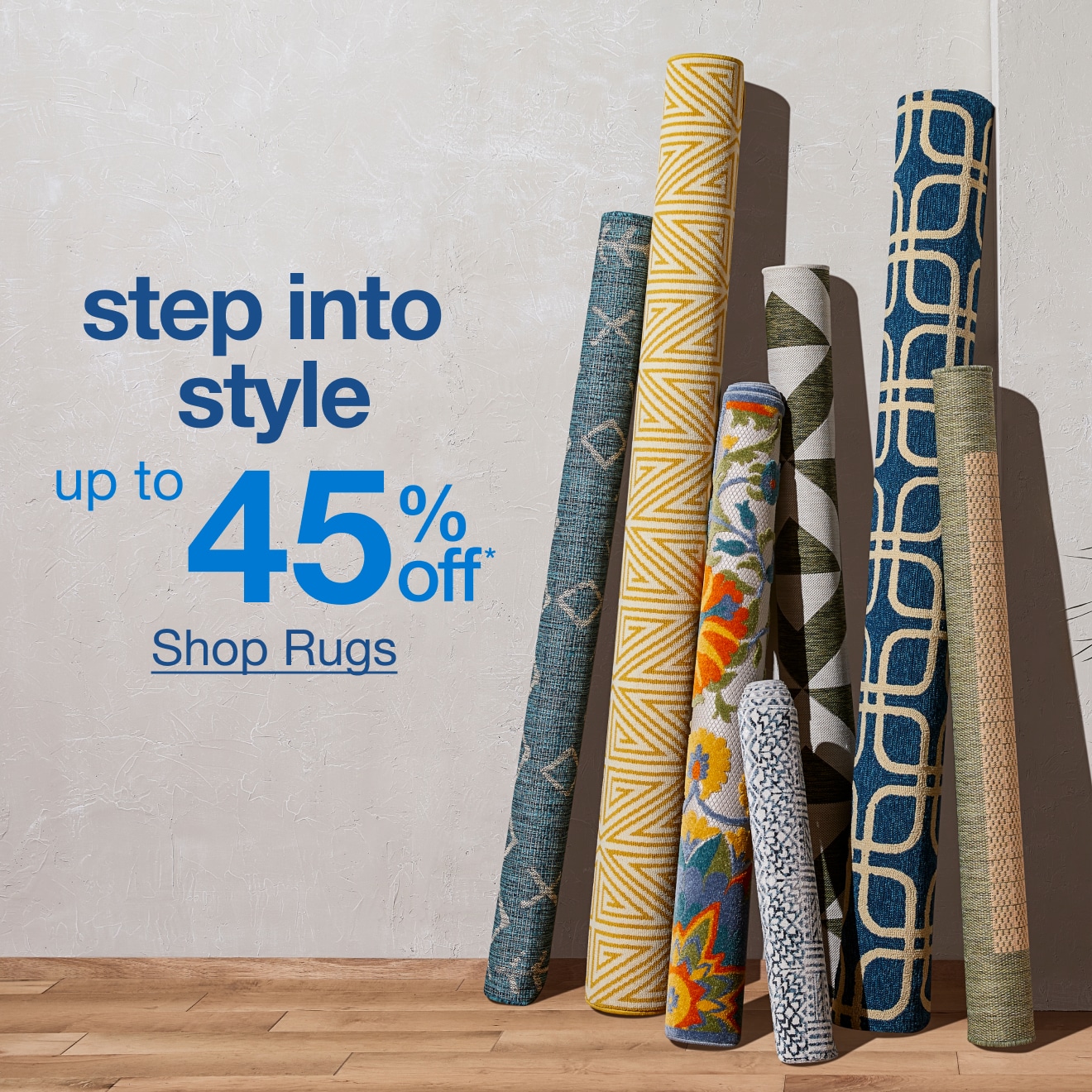 step into style - shop rugs