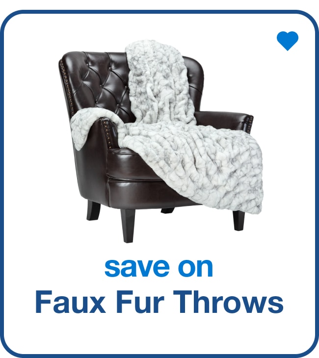 Save on Faux Fur Throws