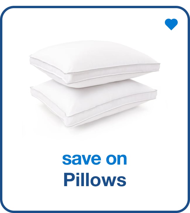 save on pillows