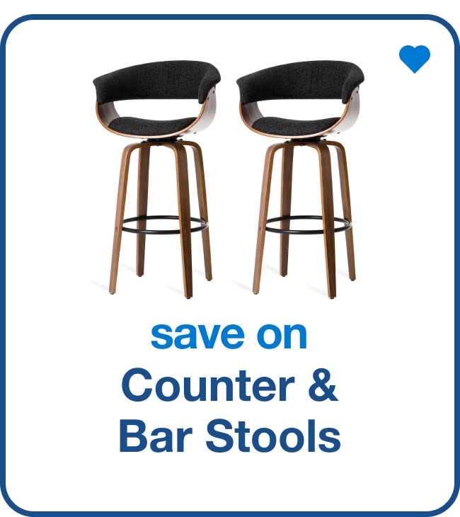 save on counter & bar stools