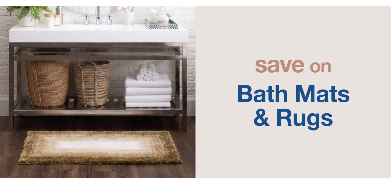 Save on Bath Mats & Rugs