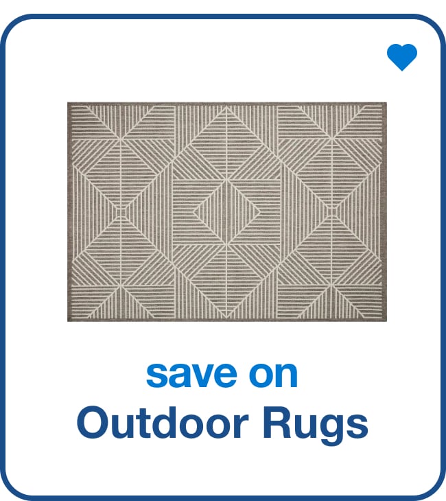 save on outdoor rugs