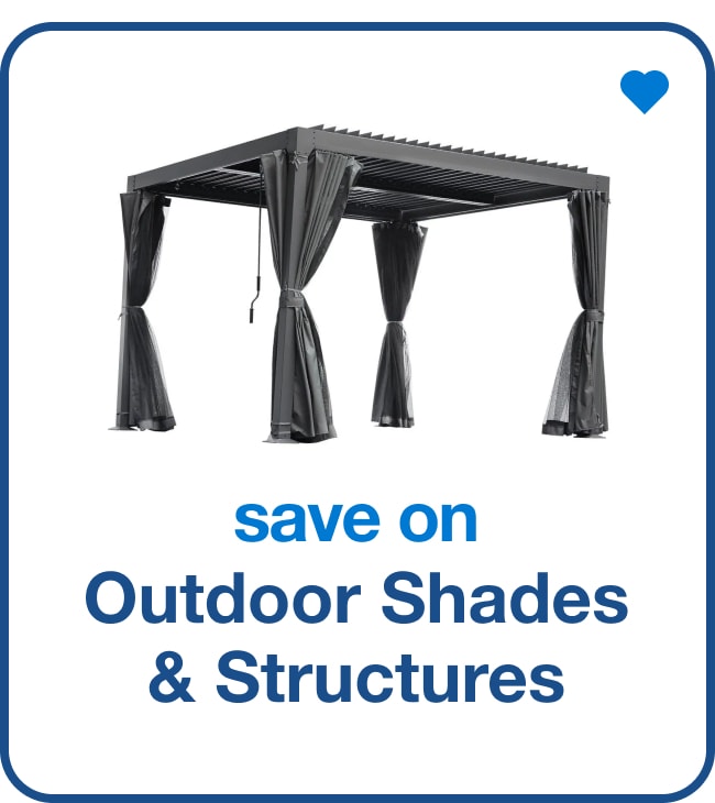 save on outdoor shades & structures