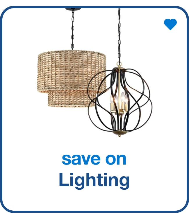 save on lighting