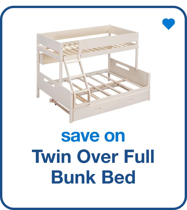 save on twin over full bunk bed