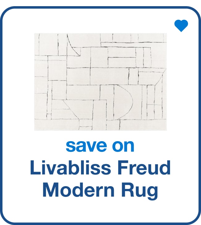 save on livabliss modern rug