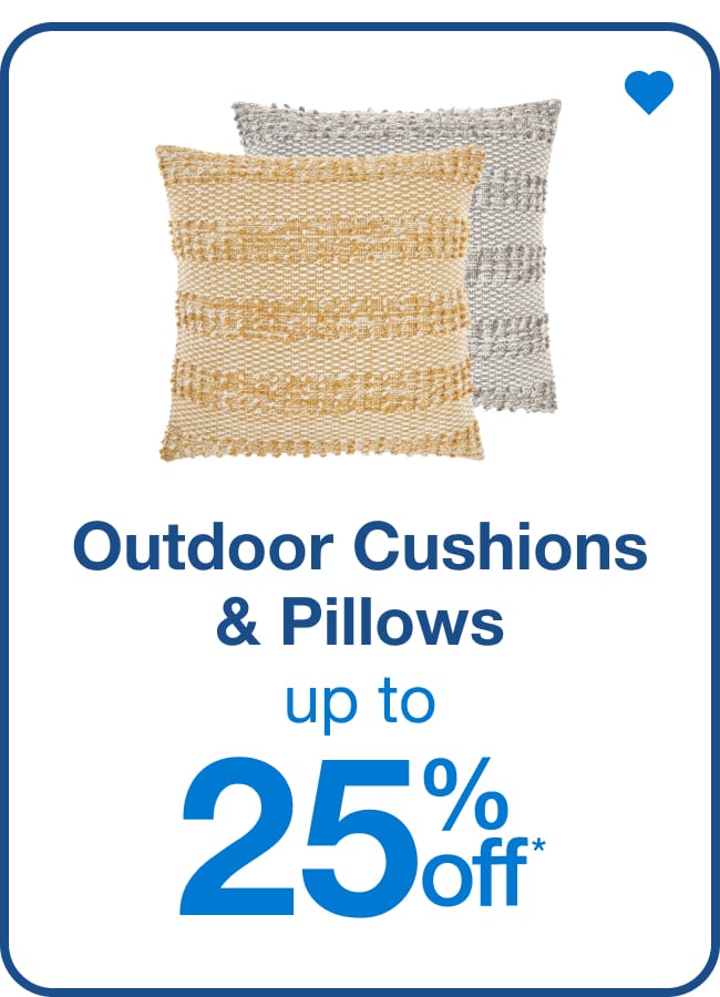 Save on Outdoor Cushions & Pillows