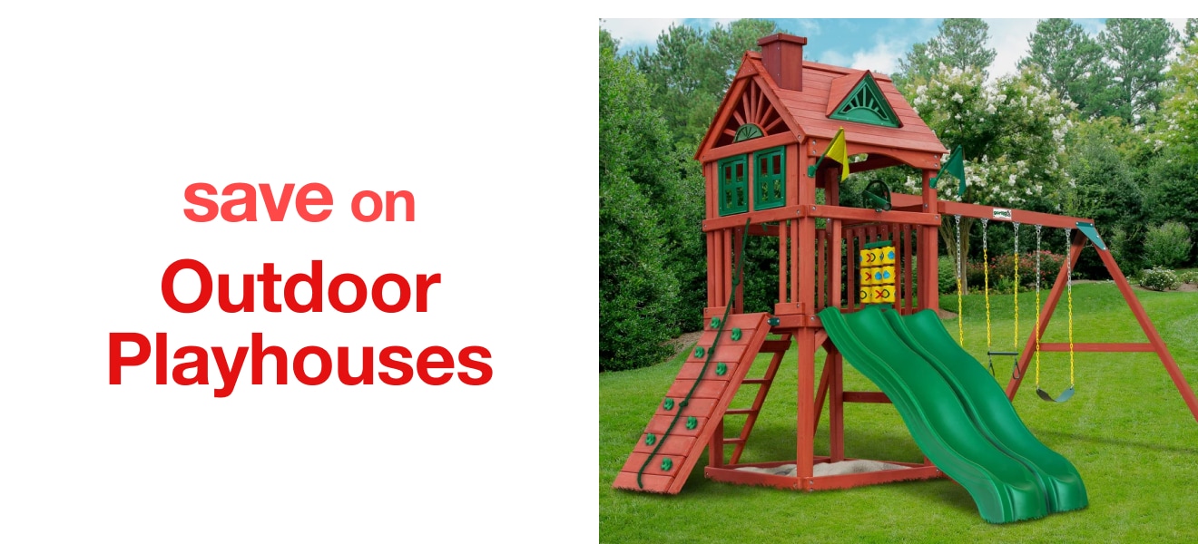 Save on Outdoor Playhouses