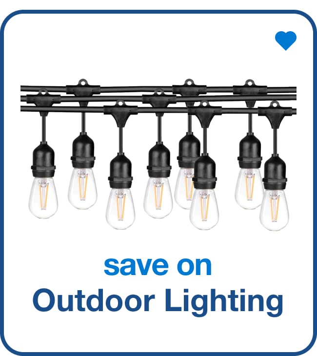 save on outdoor lighting