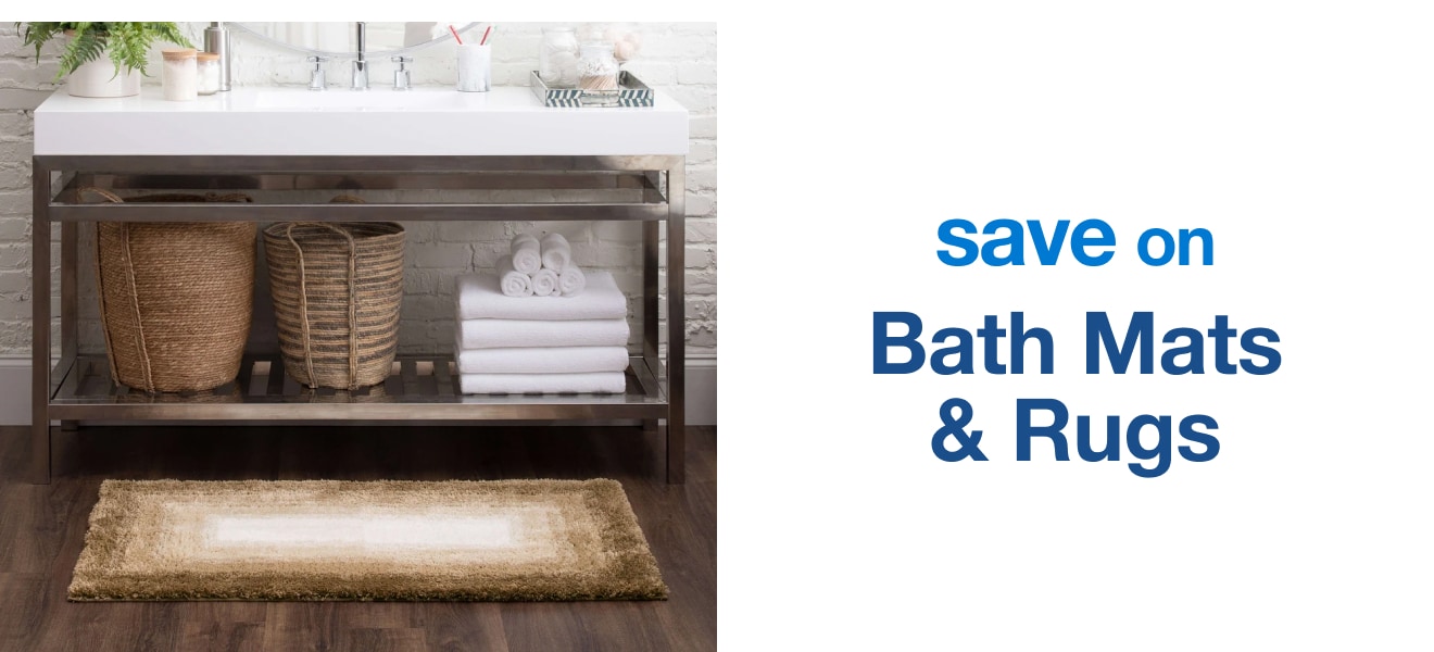 Save on Bath Mats & Rugs