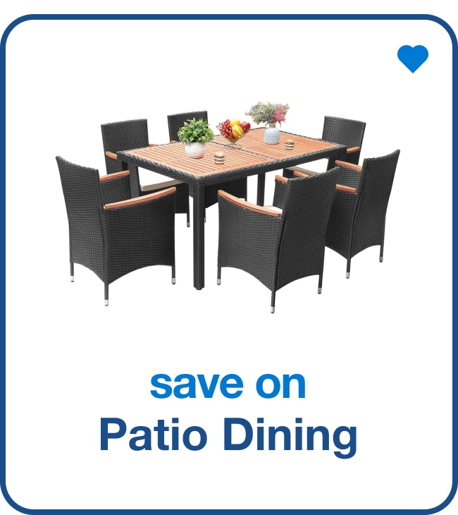 Save on Patio Dining