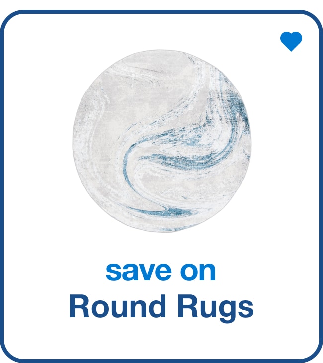 save on round rugs