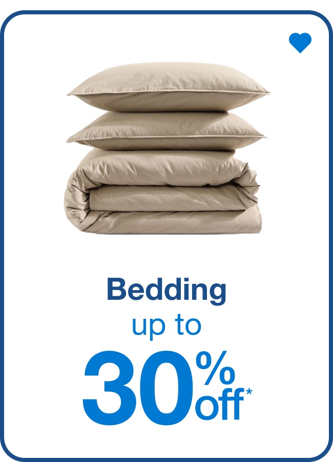 Bedding Up to 30% Off