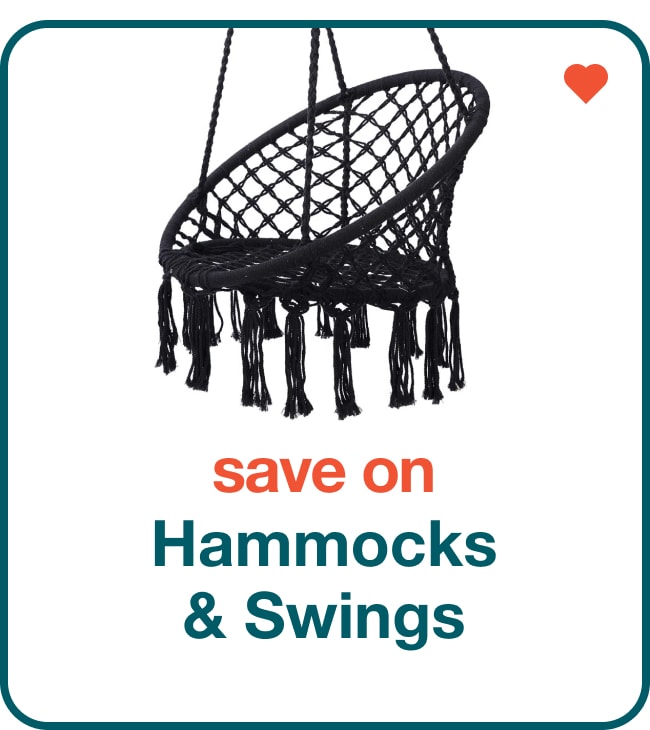 Save on Hammocks & Swings