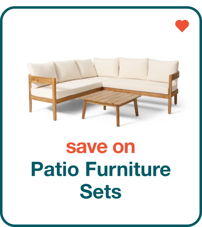 Save on Patio Furniture Sets