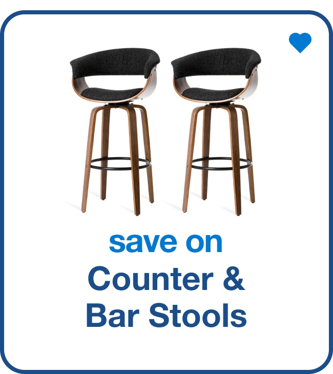 save on counter & bar stools