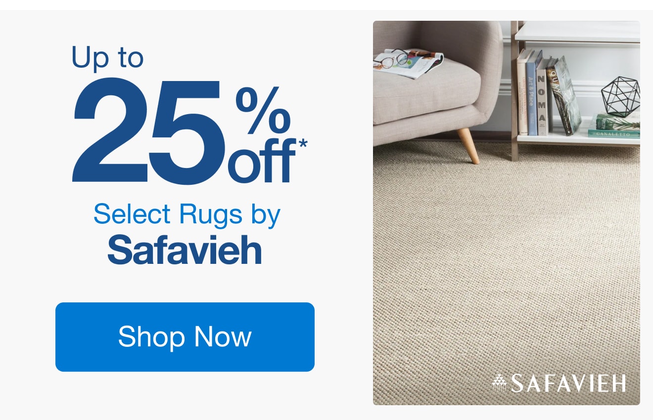 Up to 25% Off Select Rugs by Safavieh*