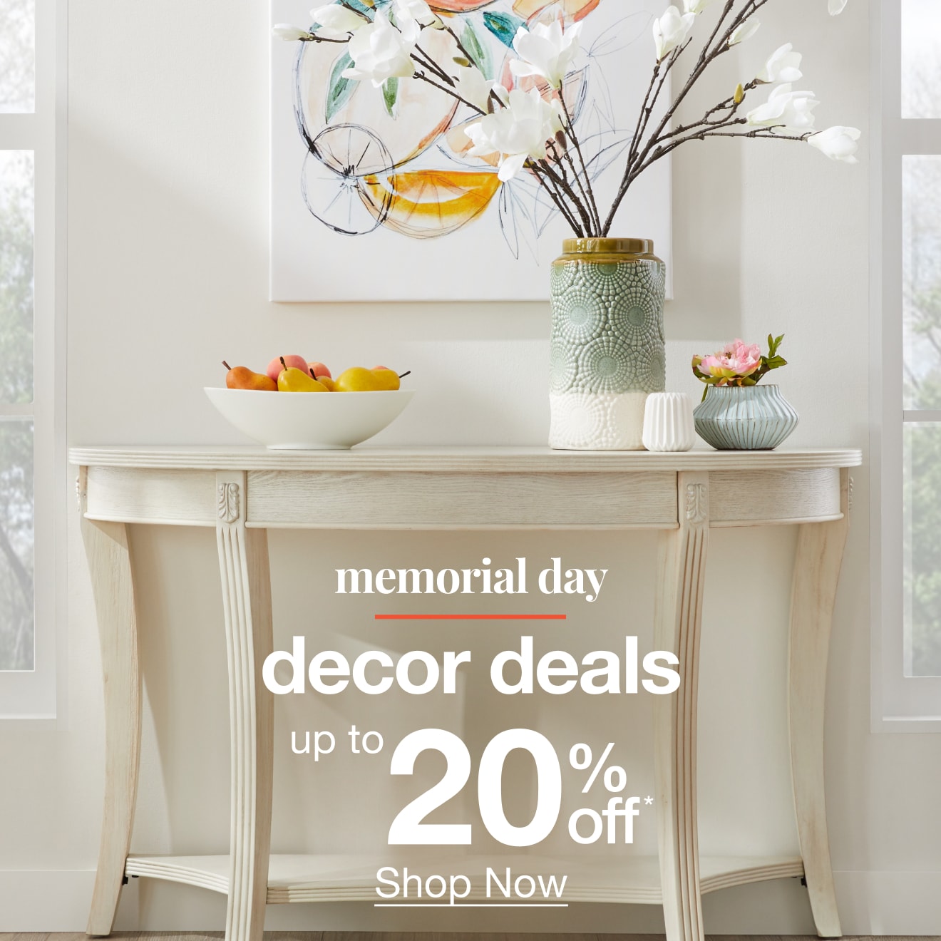 Decor Deals Up to 20% Off