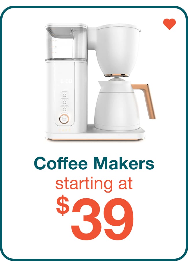 Coffee Makers from $39