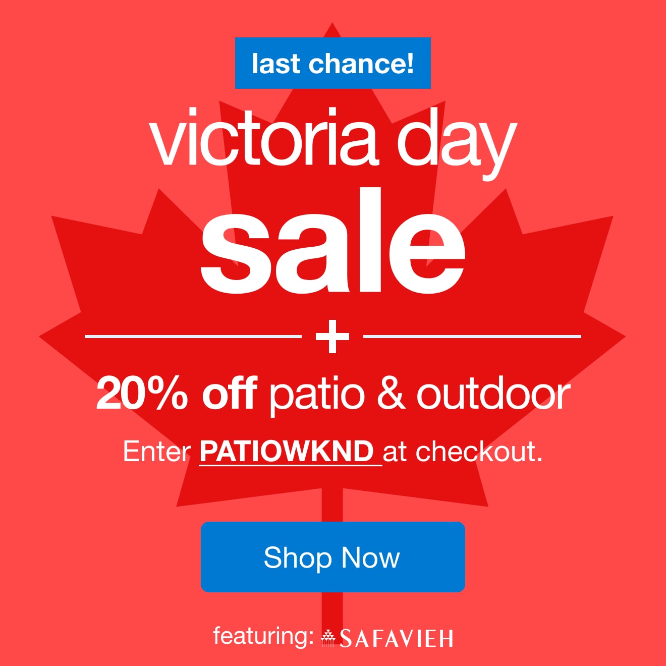 Victoria Day Sale