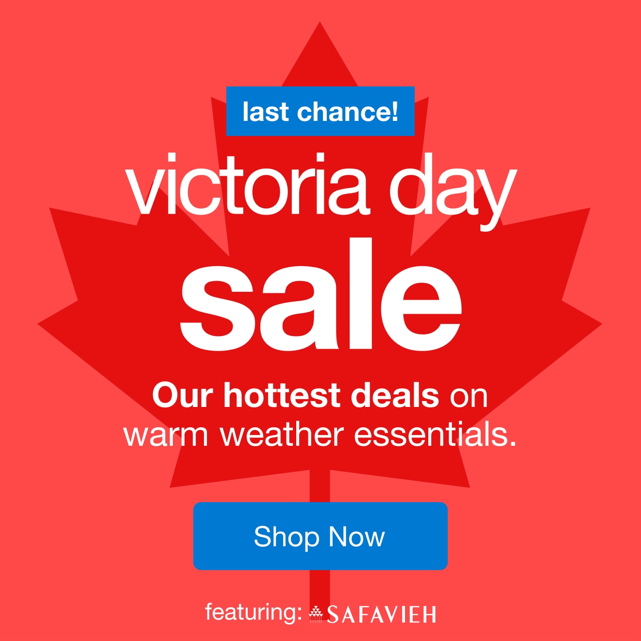 Victoria Day Sale