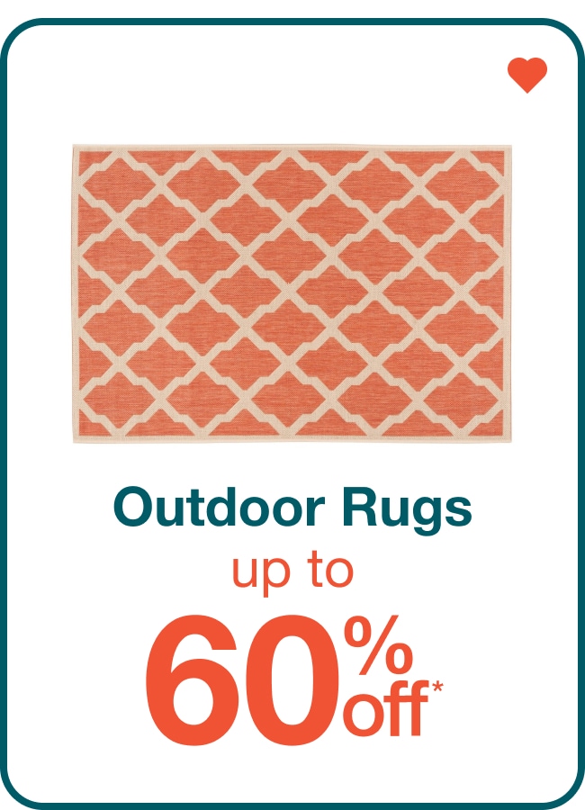 Outdoor Rugs Up to 60% Off