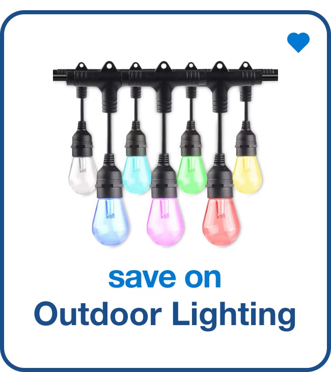 Save on Outdoor Lighting