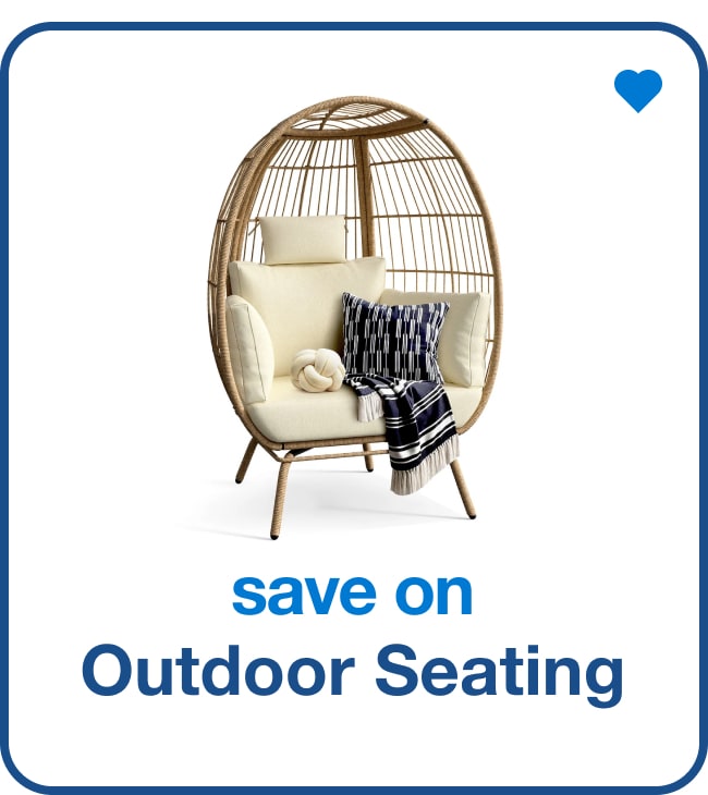 Save on Outdoor Seating