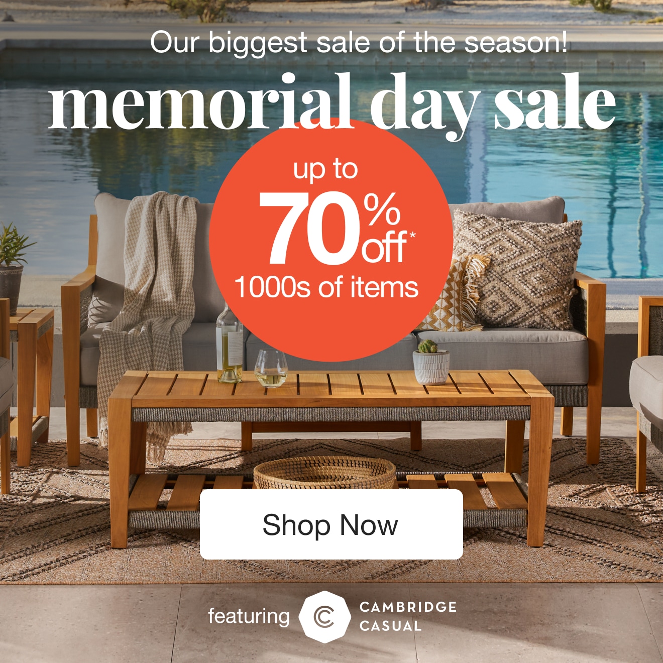 Memorial Day Sale — Shop Now
