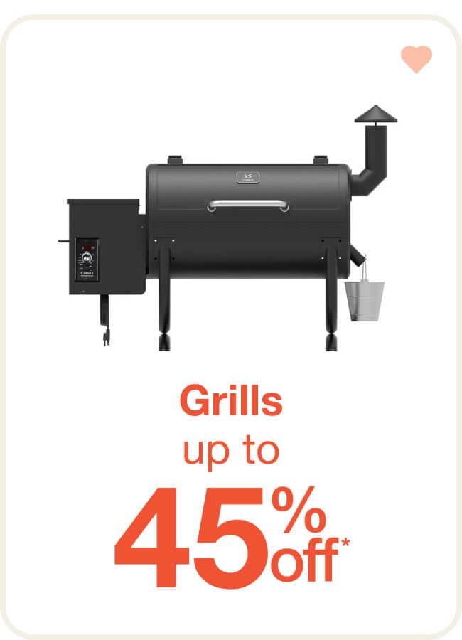 Up to 45% Off Grills