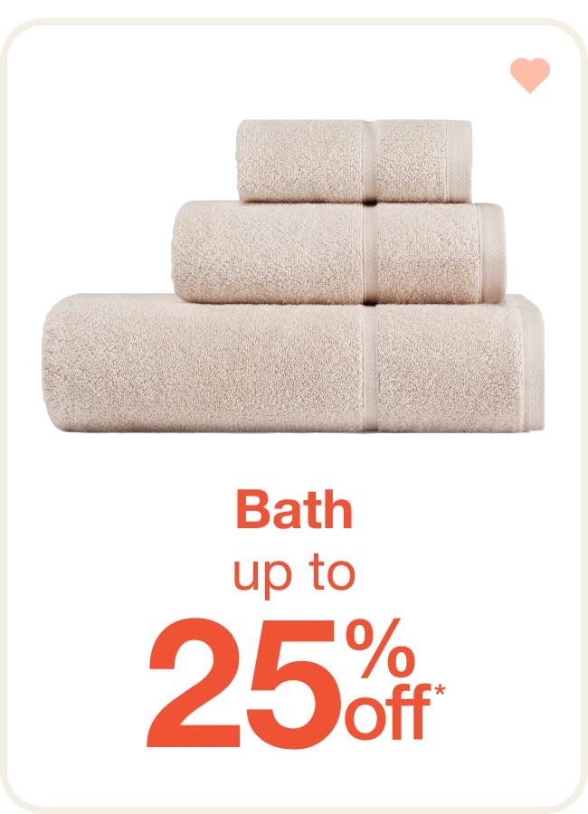 Up to 25% Off Bath