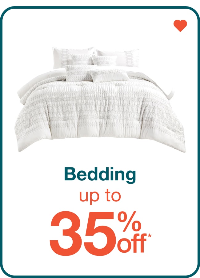 Up to 35% Off Bedding