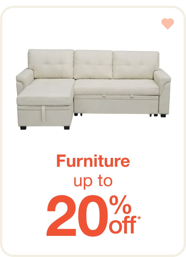 Up to 20% Off Furniture