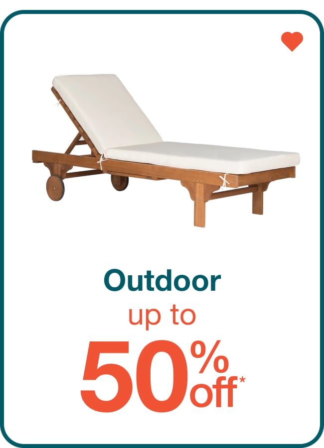 Up to 50% Off Outdoor