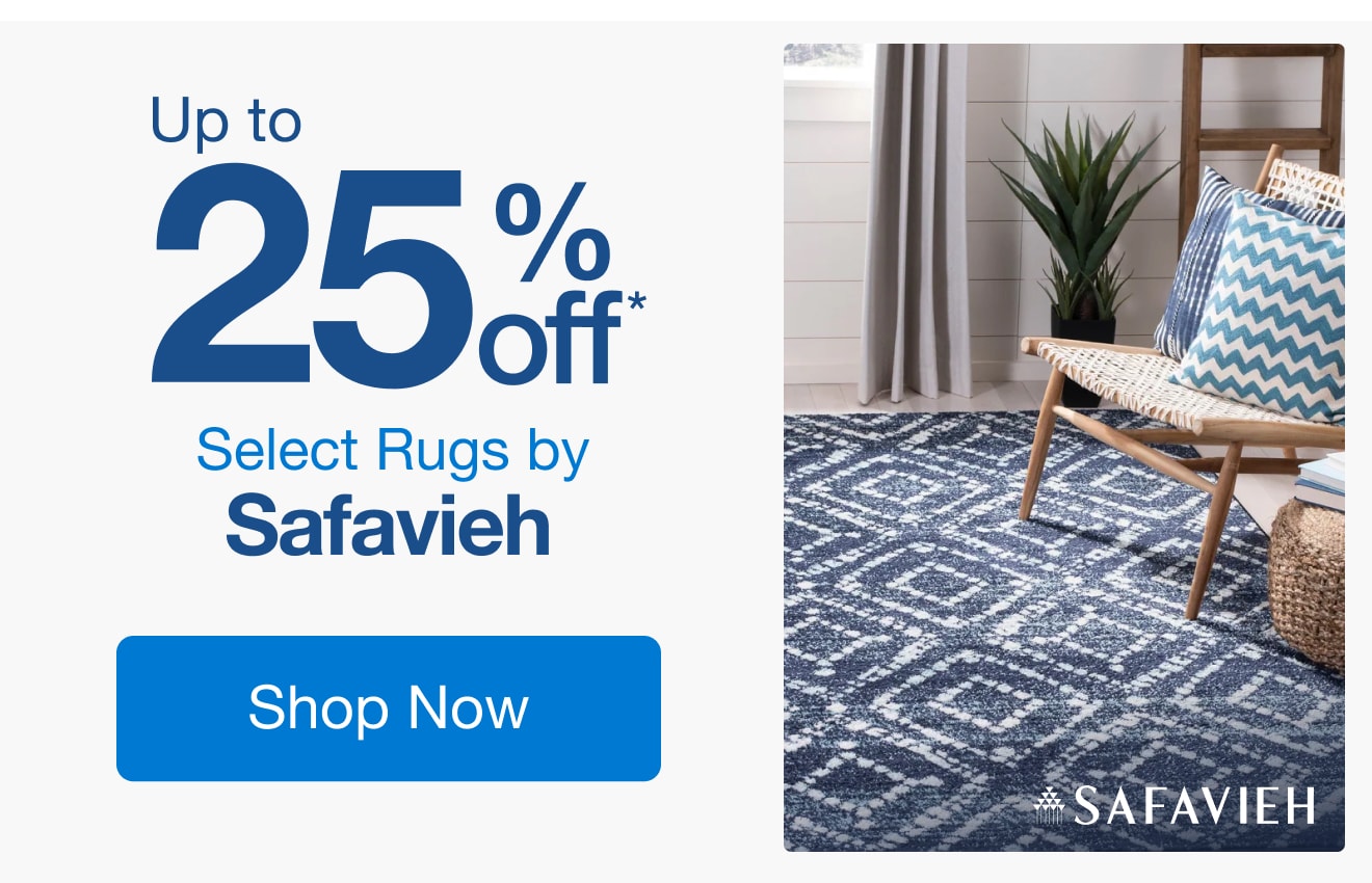 Up to 25% Off Select Rugs by Safavieh*