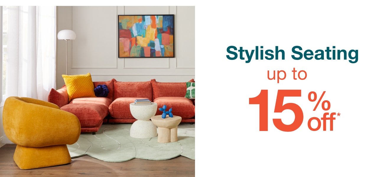 Up to 15% Off Seating