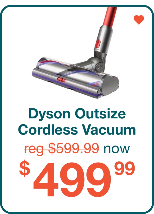 Dyson Outsize Cordless Vacuum Now $499.99!