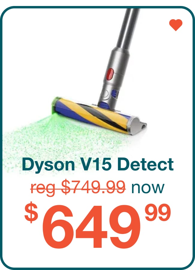 Dyson V15 Detect Now $649.99!