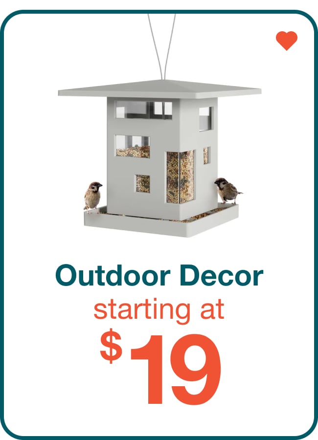 Outdoor Decor starting at $19 - Shop Now!